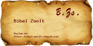 Bibel Zsolt névjegykártya